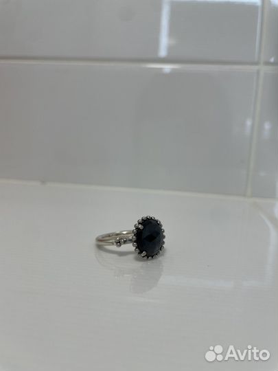 Кольцо Pandora Navy Blue Midnight Crystal