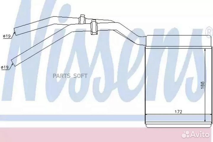 Радиатор отопителя ford C-MAX (2007) 2.0 tdci