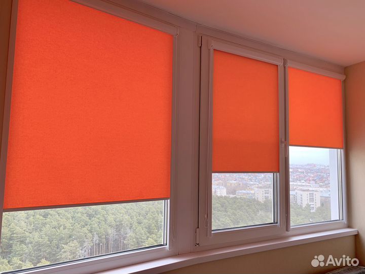 Кассетные рулонные шторы