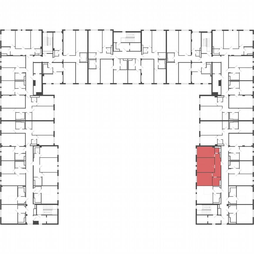 2-к. квартира, 58,8 м², 3/4 эт.