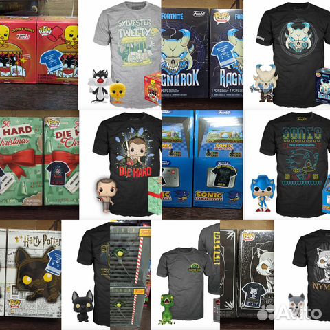 Наборы фигурка/футболка Funko POP Sylvester & Twee