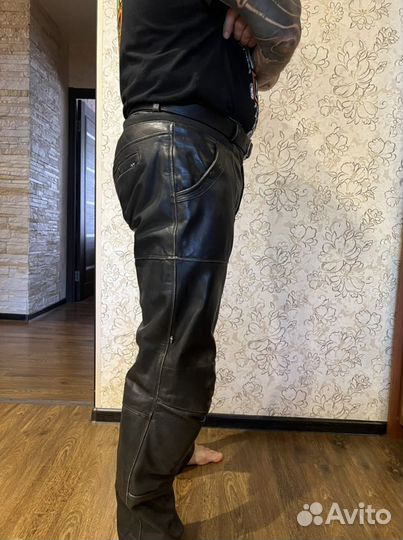 Мото штаны кожаные «Halvarssons»
