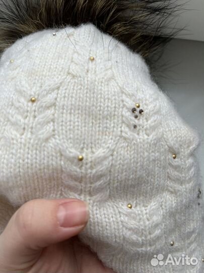 Шапка зимняя для девочки 50 52