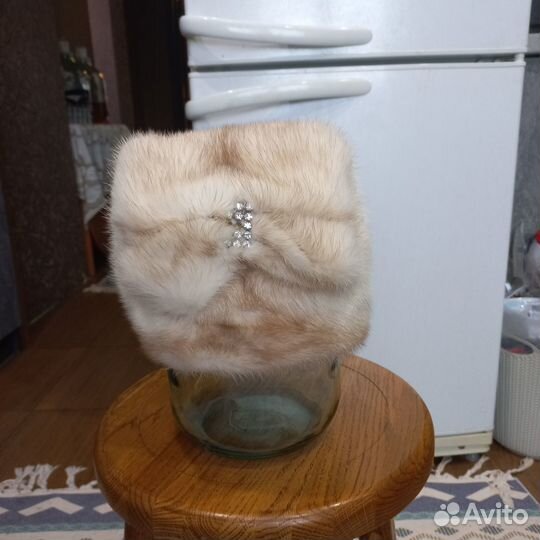 Шапка норковая женская