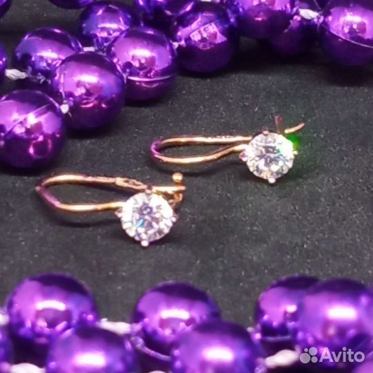 Золотые серьги