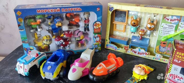 Щенячий патруль часы, рисуй светом в подарок