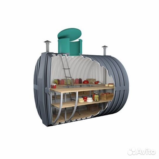 Погреб пластиковый для дачи
