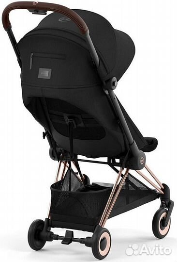 Коляска Cybex Coya шасси Rose Gold, Sepia Black
