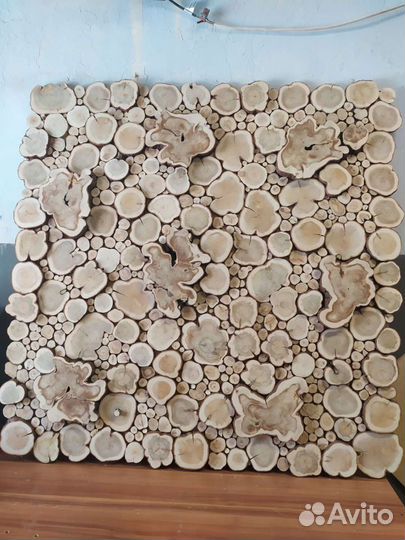 Панно из можжевельника