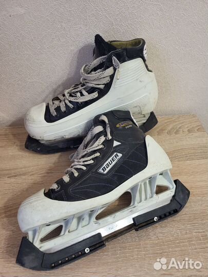 Коньки вратарскиеBauer, б/у