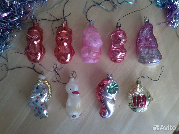 Новогодние Ёлочные Игрушки СССР, Редкие и Красивые