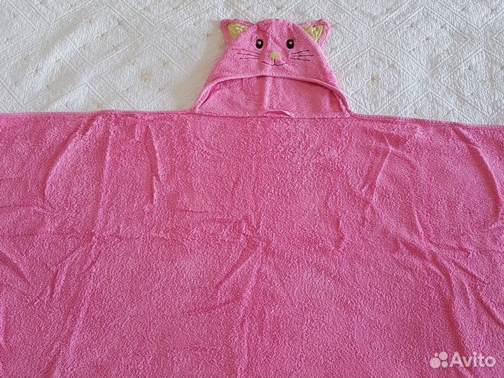 Халатик для девочки Полотенце с капюшоном