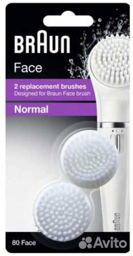 Комплект щеточек Braun Face 80. Новые