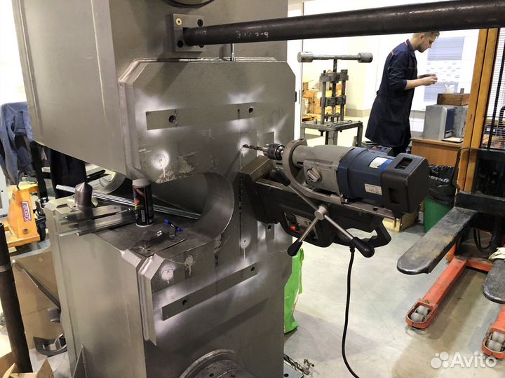 Сверление отвестий магнитным станком, аренда