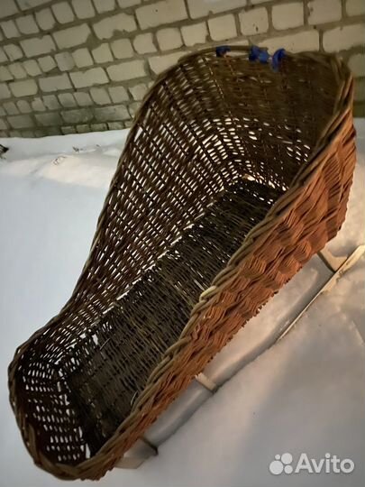 Детские санки плетеные