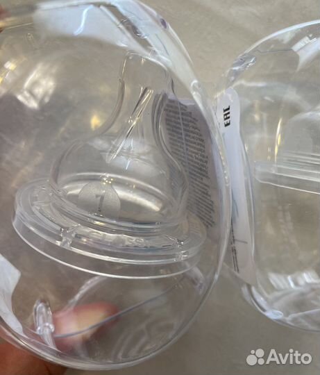 Соски для бутылочек avent classic 1 и 3 отверстия