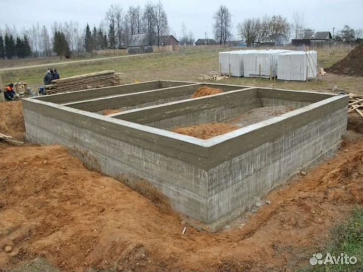 Строительство домов бань забор фундамент