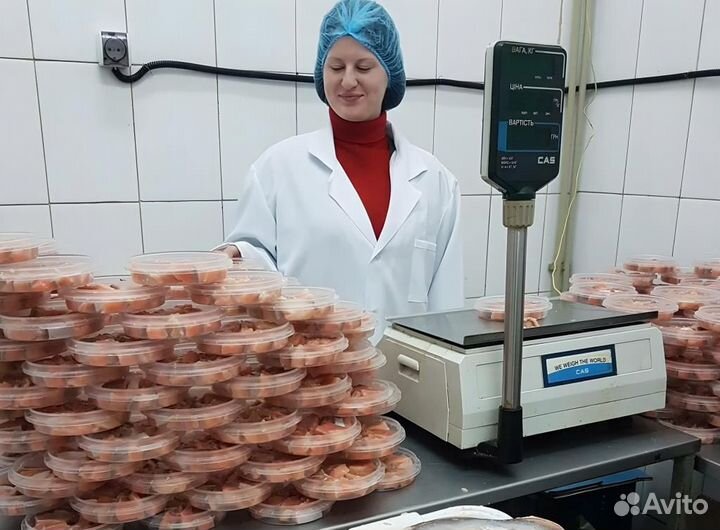 Вахта 15/15 в Москве - Фасовщица /к морепродуктов