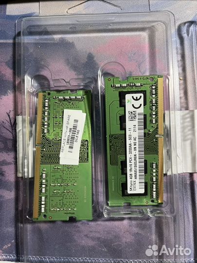 Оперативная память ddr 4 8GB SO dimm