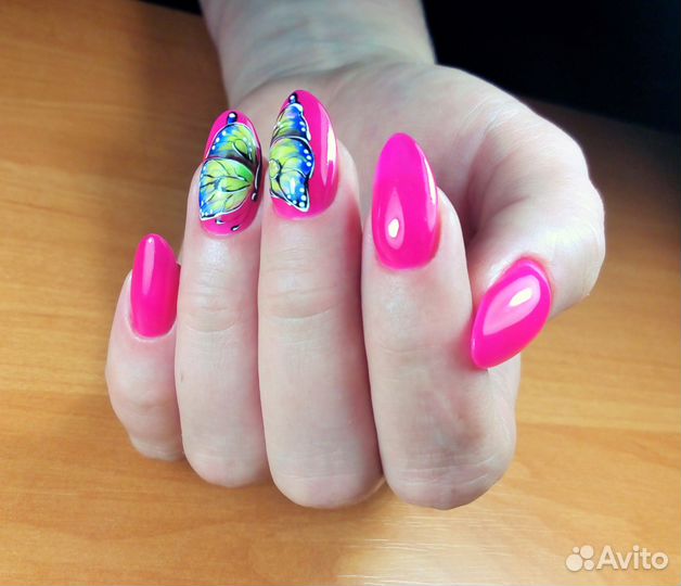 Маникюр, наращивание, укрепление ноготков, подолог