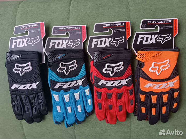 Мото перчатки Fox