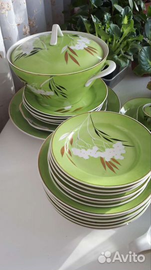 Сервиз столовый Дулево 1965г