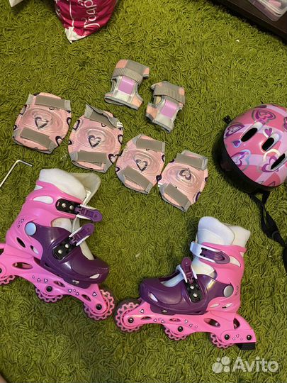 Детские ролики и защита