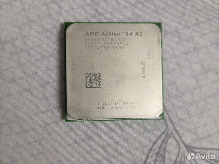 Процессор amd athlon 64 x2