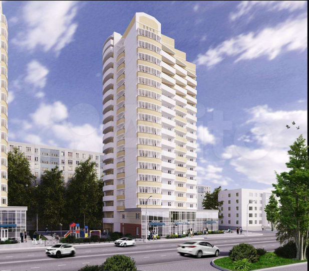 1-к. квартира, 59,4 м², 6/17 эт.
