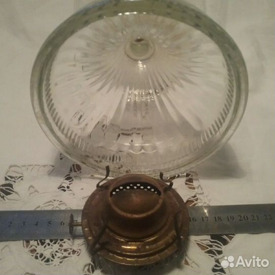 Керосиновая лампа, антикварная, США (USA ), 50 см