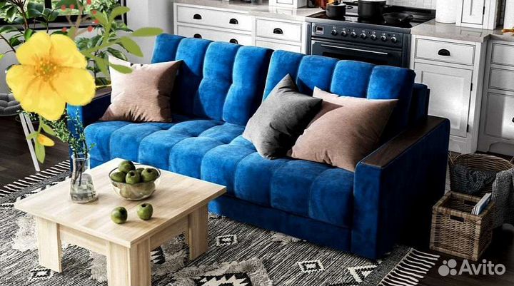 Диван boss синий *