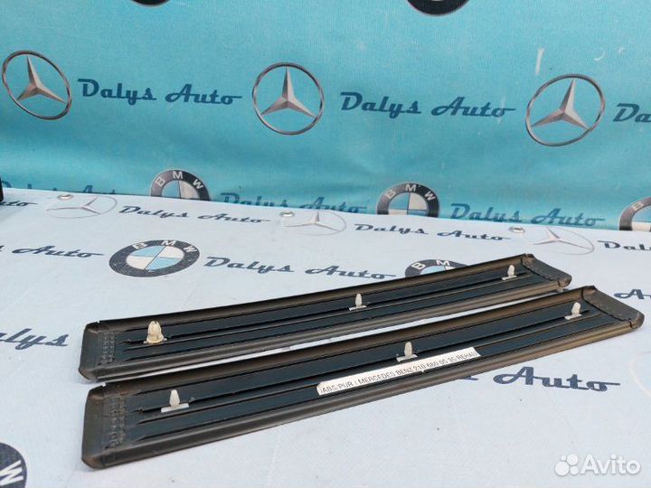 Накладки на порог задние Mercedes-Benz E-Class
