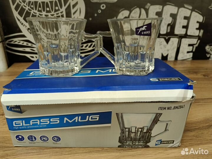 Рюмка-чашки-бокалы,6 шт