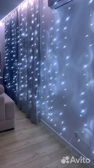 Гирлянда на витрину 6 метров