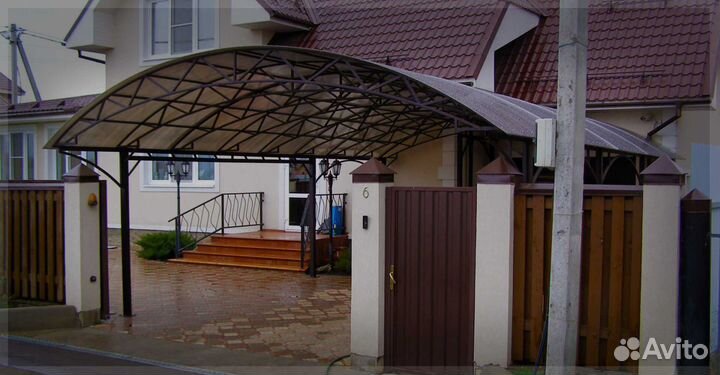 Изготовление навеса