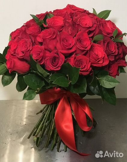 Шикарный букет роз /доставка цветов Динская