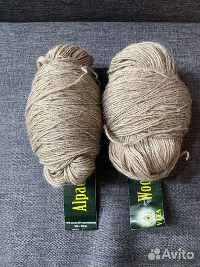 Пряжа для вязания Alpaca Wool (vita)