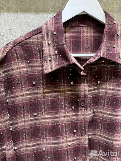 Рубашка Женская со стразами р 50-52