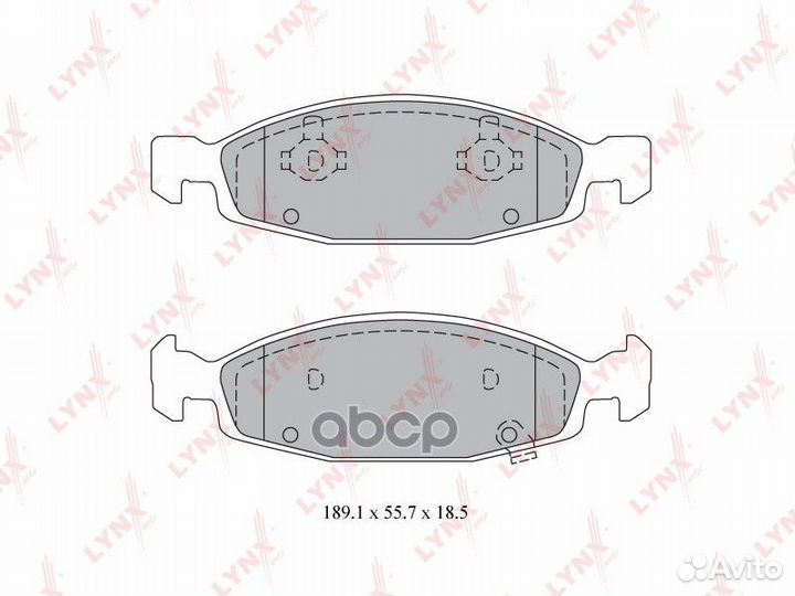 Колодки тормозные дисковые перед BD4202 LYN