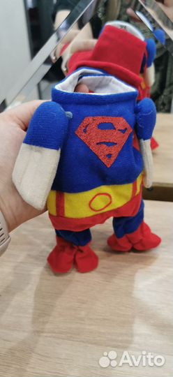 Костюм-прикол для маленьких собак XS супермен