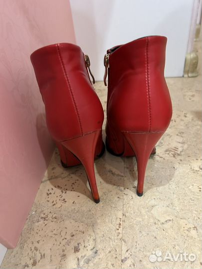 Красные ботильоны 35 размер
