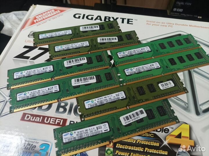 Оперативная память Samsung DDR3 2Gb в количестве