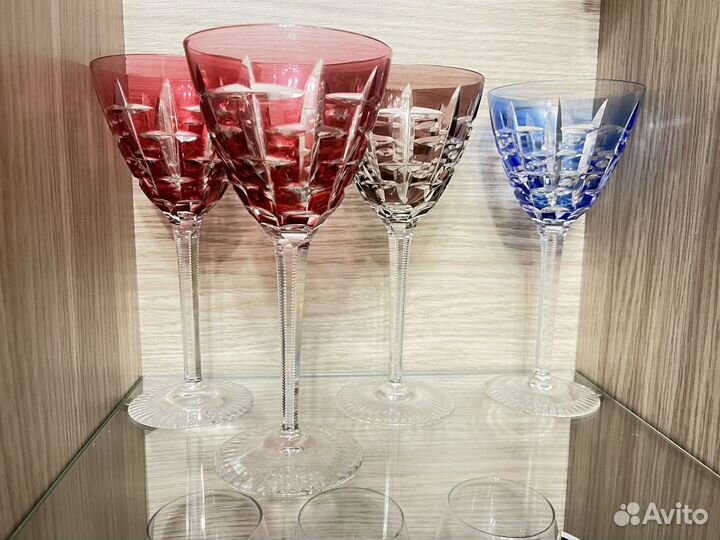 Хрустальные бокалы ГДР