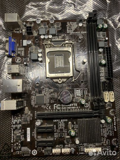 Материнская плата gigabyte ga h81m s1