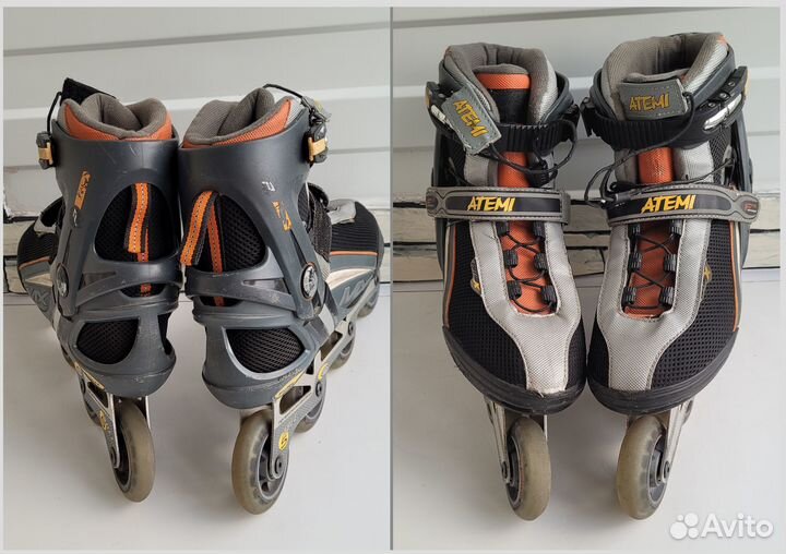 Роликовые коньки р.42-43 atemi бу