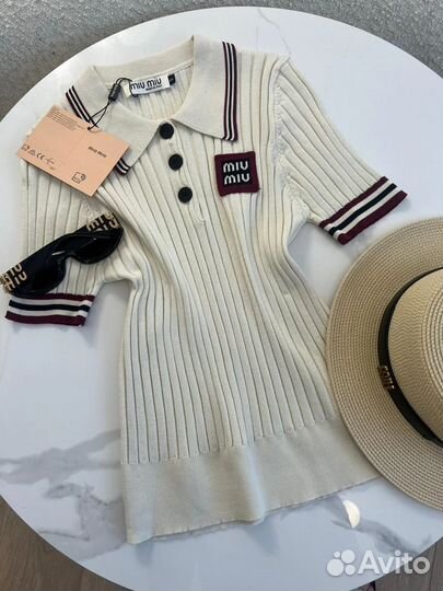 Поло женский miu miu