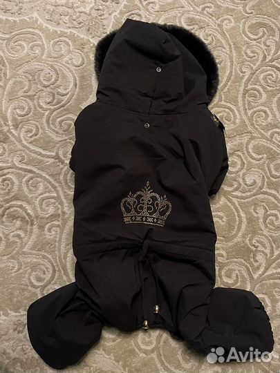 Зимний комбинезон для собаки новый
