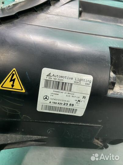 Фара правая mercedes ml x166 w166 2015