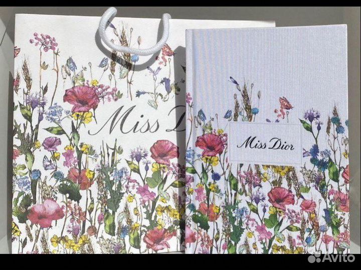 Блокнот и пакет miss Dior (оригинал)