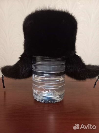 Шапка-ушанка норковая, шарф в подарок